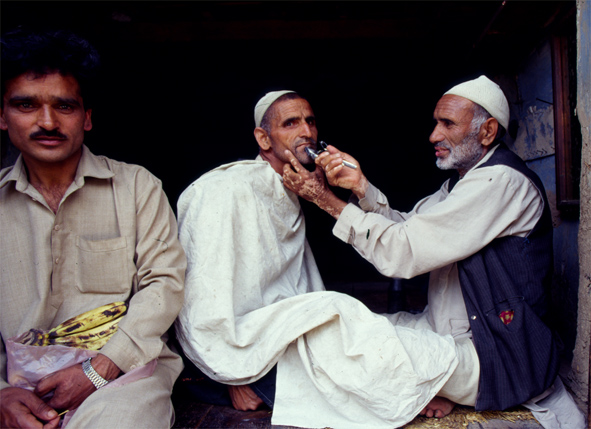 Barbershop Srinegar Kashmir