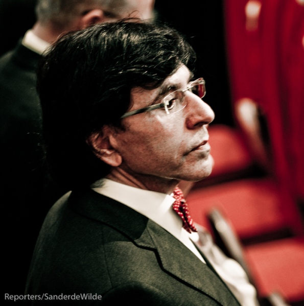 Elio di Rupo as a guest of the royals